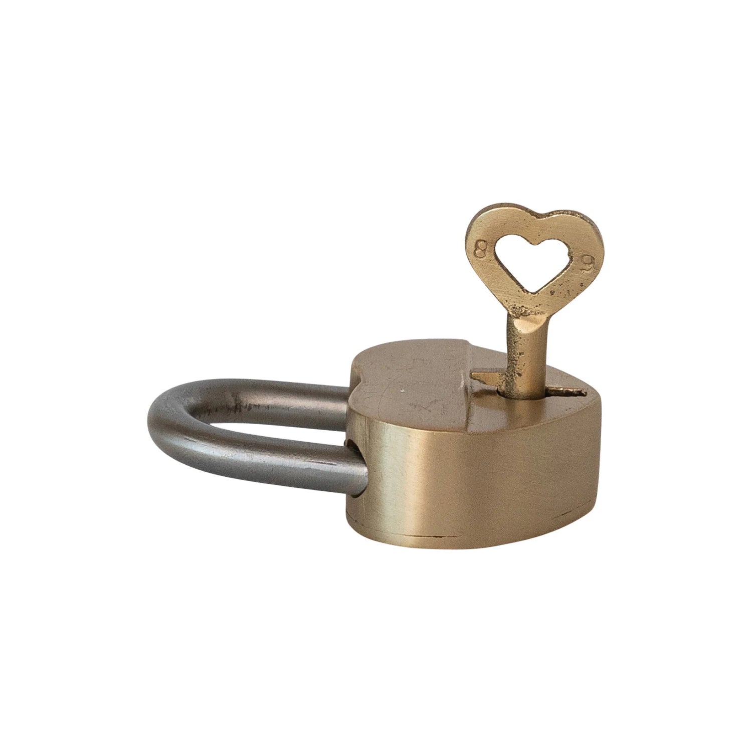 Heart Lock & Key - Box Turtle