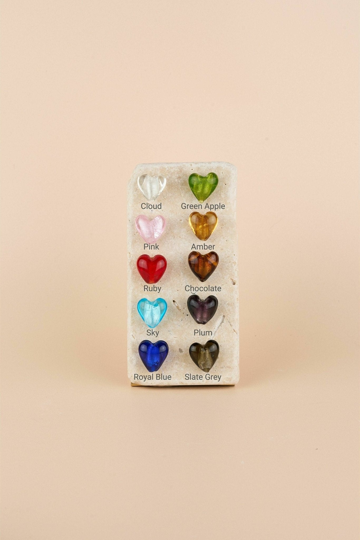 Heart of Glass Necklace - Box Turtle