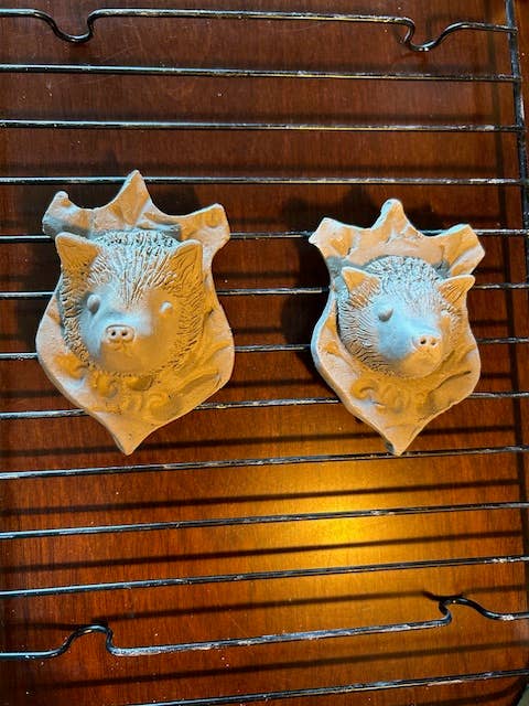 Hedgehog on a Plaque - Box Turtle