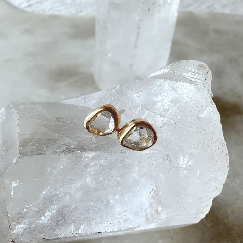 Herkimer Diamond Stud Earrings