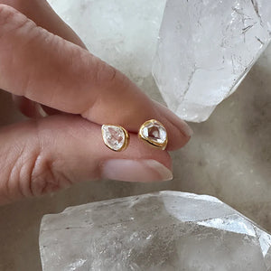 Herkimer Diamond Stud Earrings