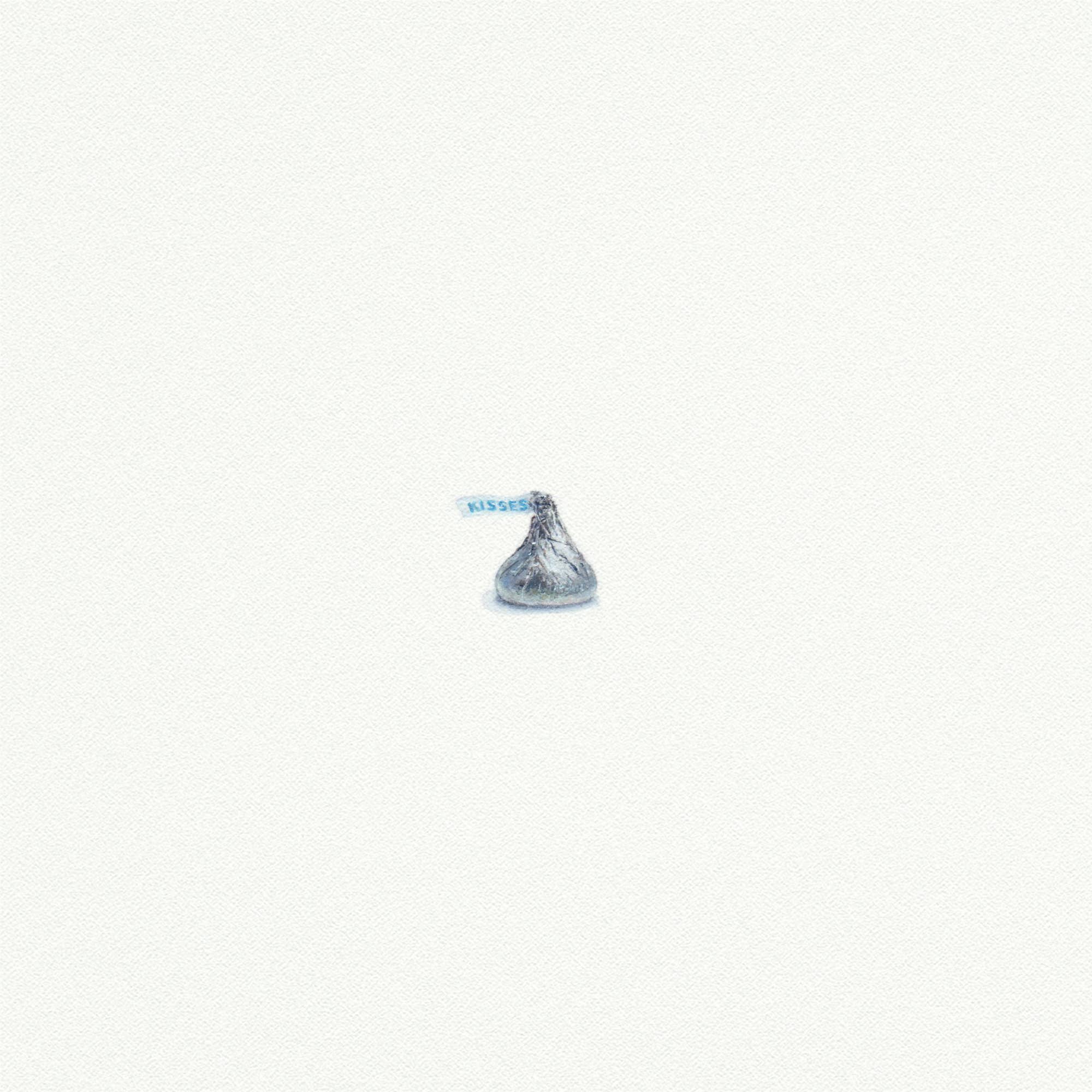 Hershey's Kiss Miniature Watercolor Print - Box Turtle