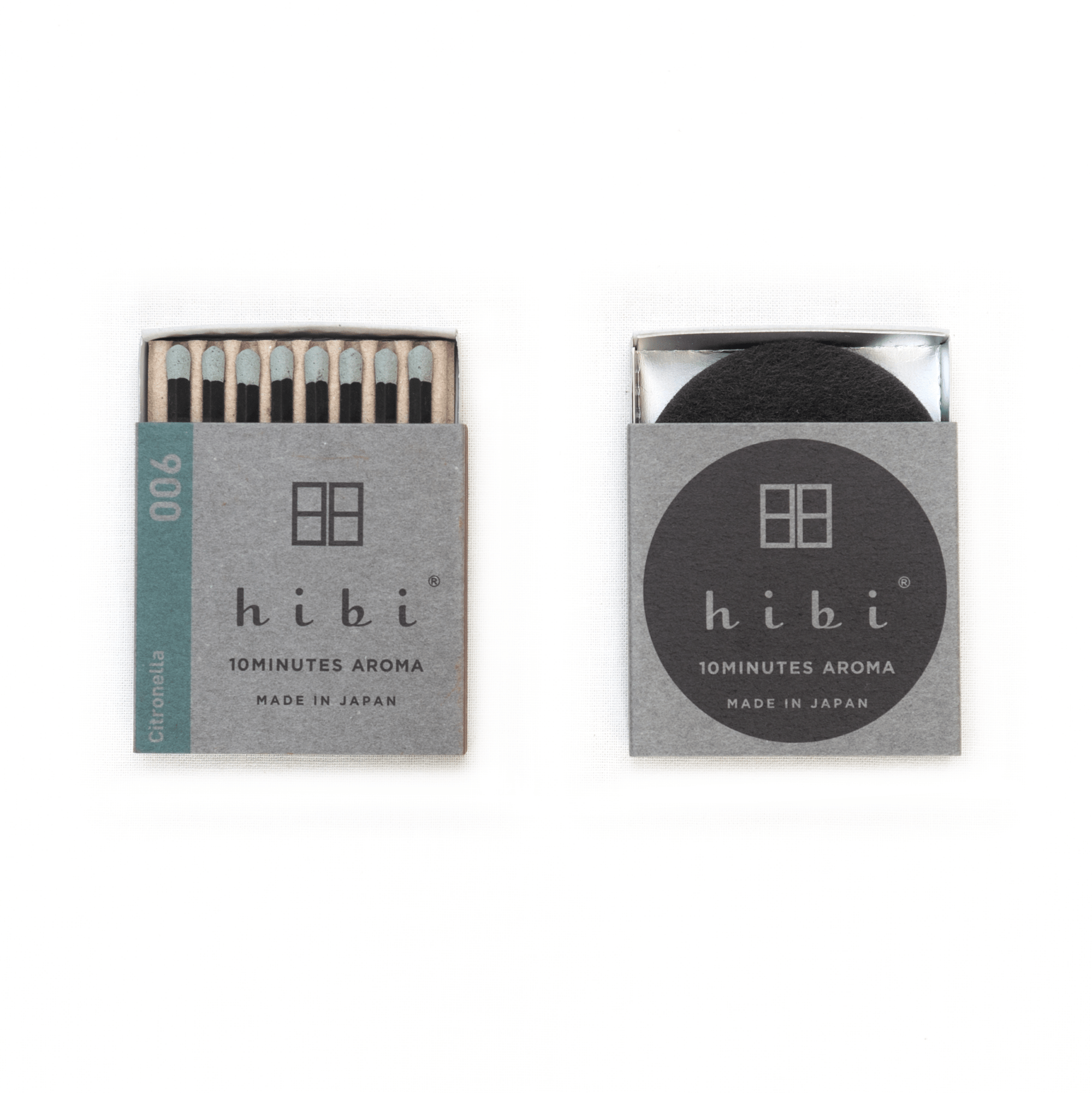 Hibi Box of Incense Matches - Box Turtle