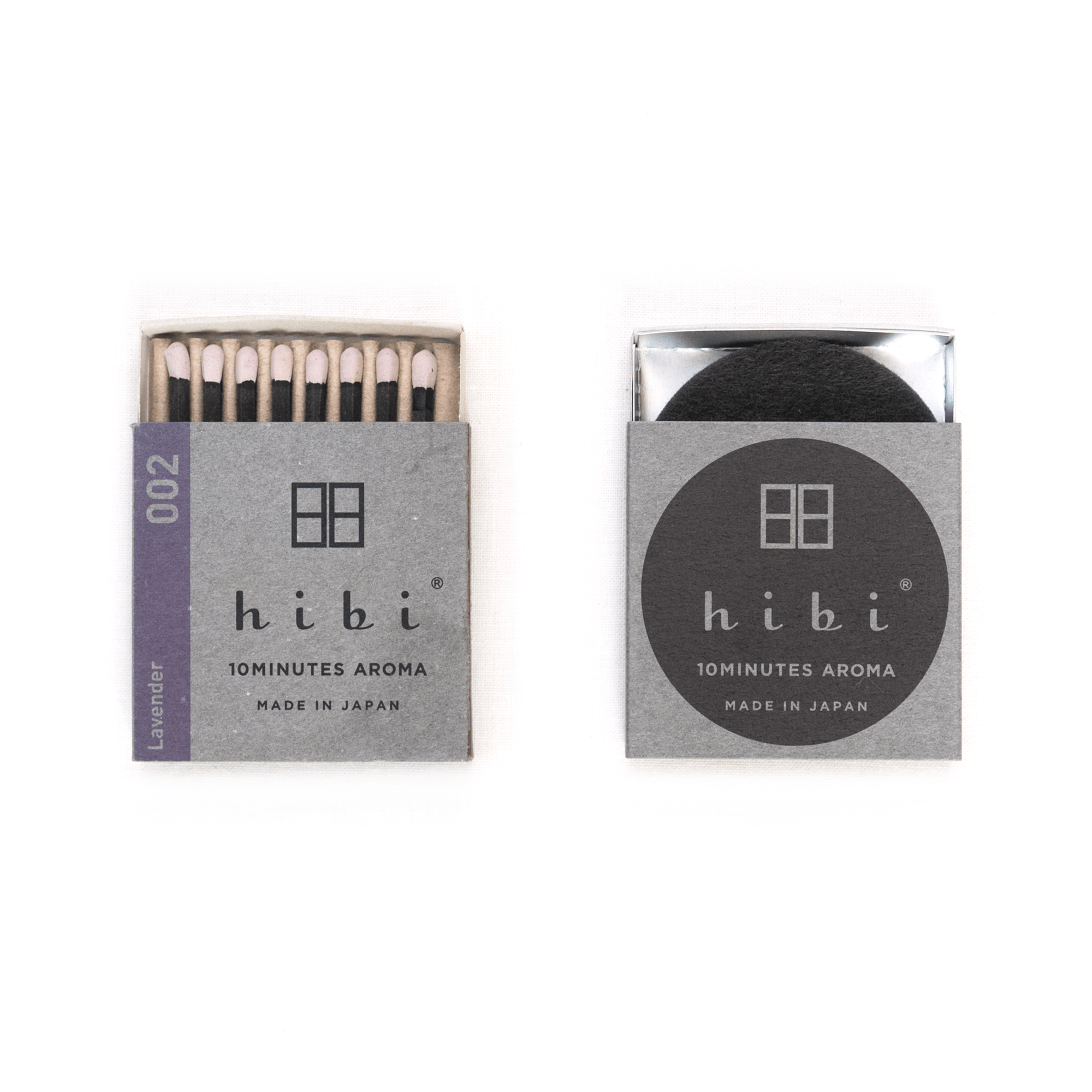 Hibi Box of Incense Matches - Box Turtle