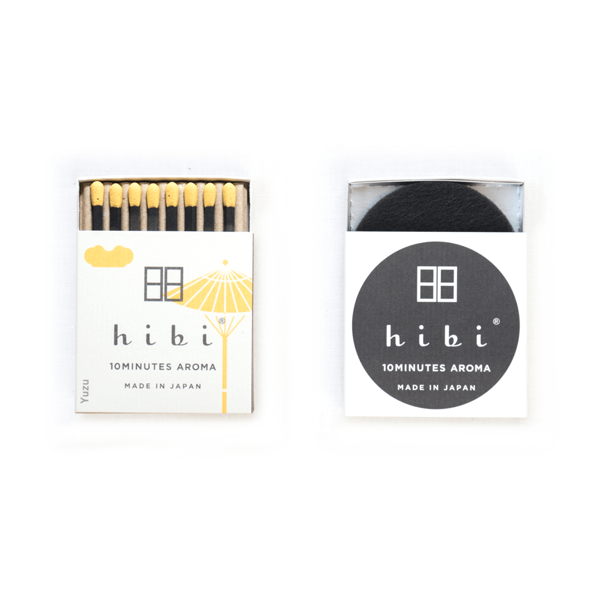 Hibi Box of Incense Matches - Box Turtle