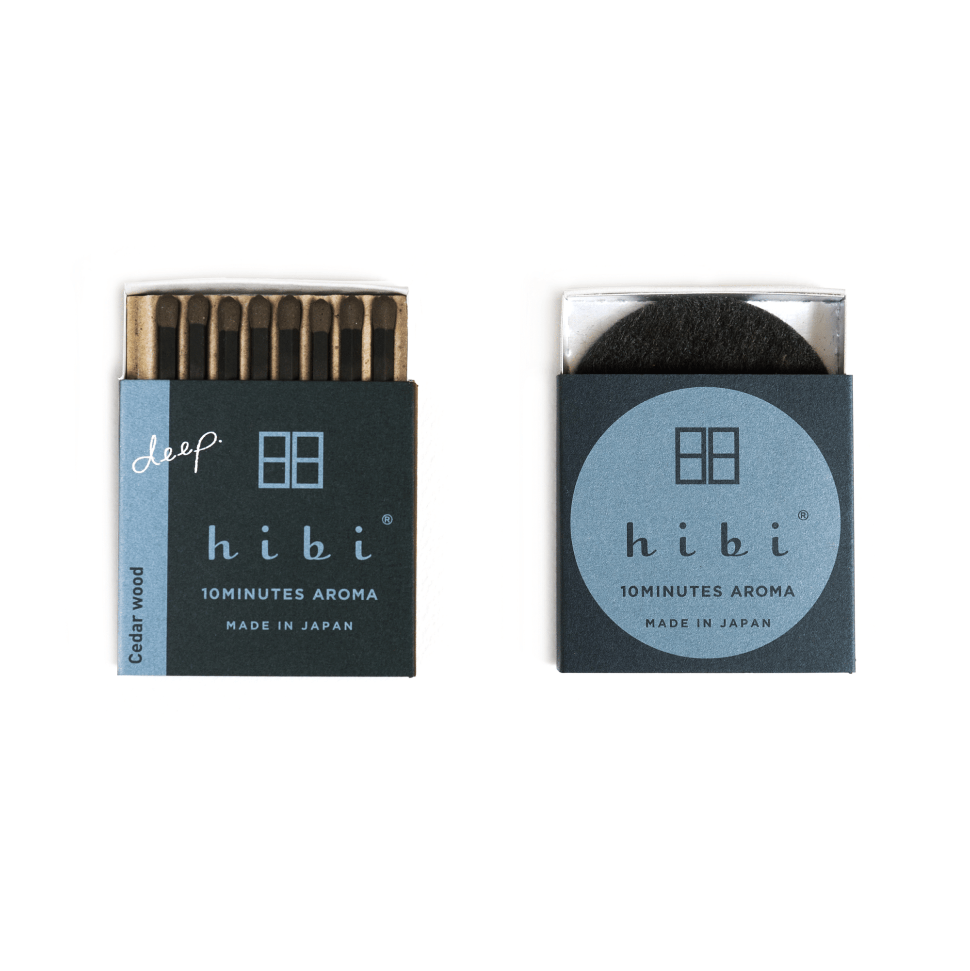 Hibi Box of Incense Matches - Box Turtle
