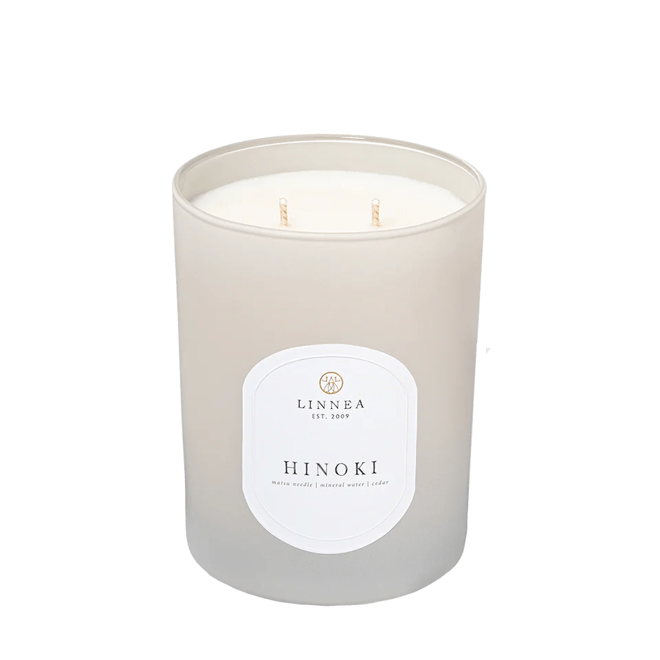 Hinoki Two Wick Candle - Box Turtle