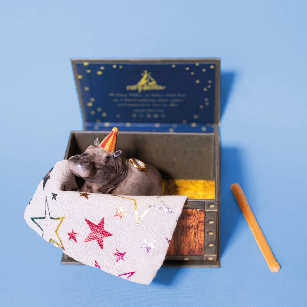 Hippo Cake Topper - Box Turtle