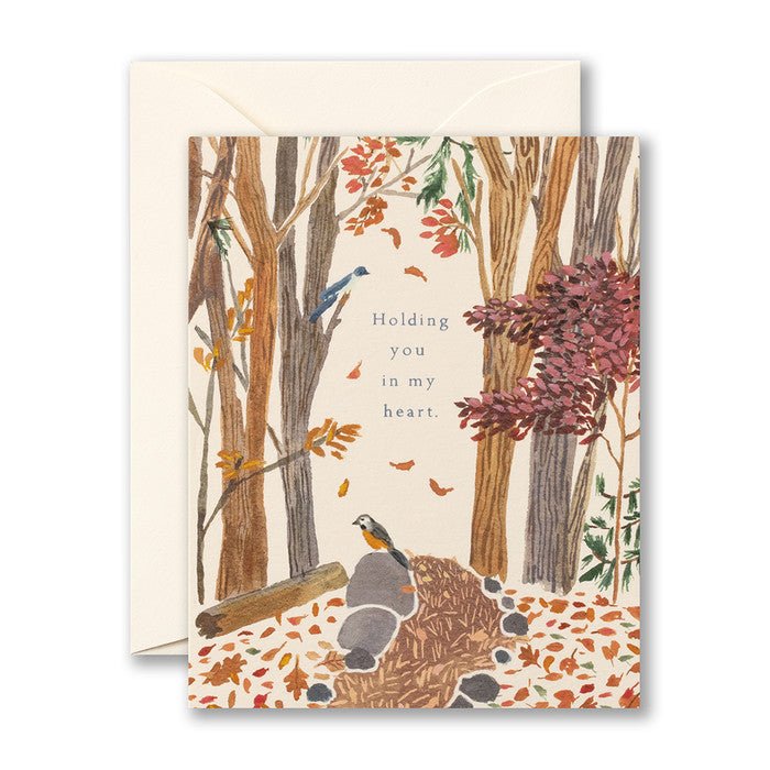 Holding You in My Heart Sympathy Card - Box Turtle