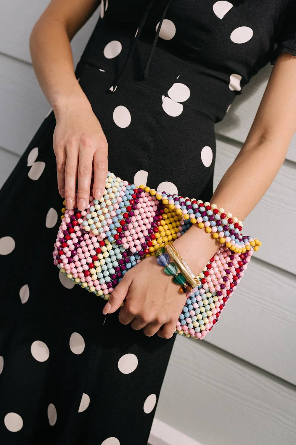 Holi Beaded Bag - Box Turtle