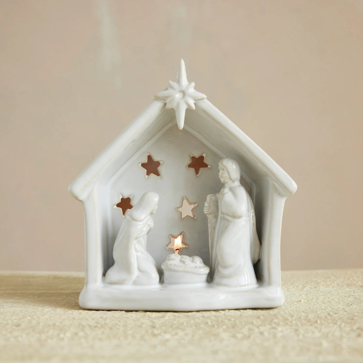 Holy Family Tealight Holder - Box Turtle