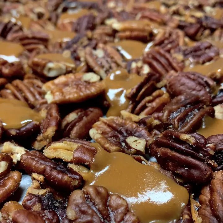 Homemade Pecan Caramel Turtle - Box Turtle