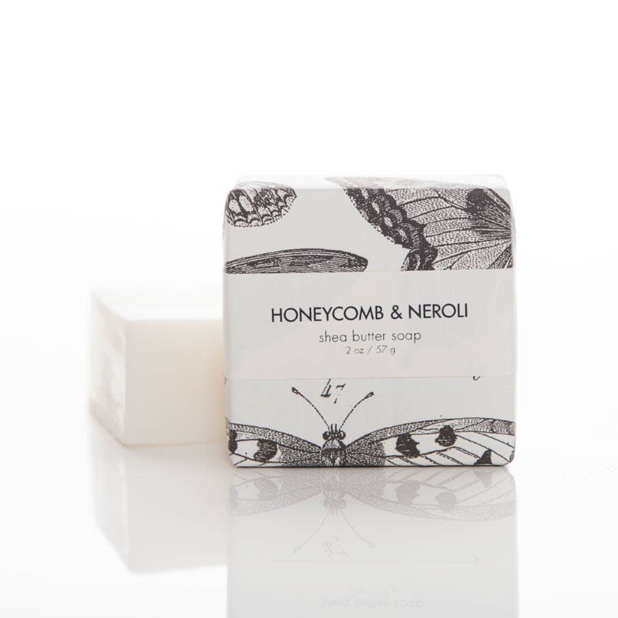 Honeycomb & Neroli - Petite Shea Butter Guest Soap - Box Turtle