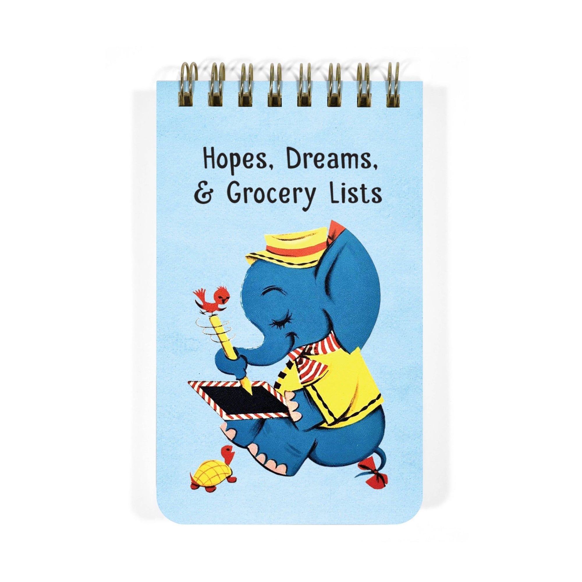 Hopes, Dreams & Grocery Lists Notepad - Box Turtle