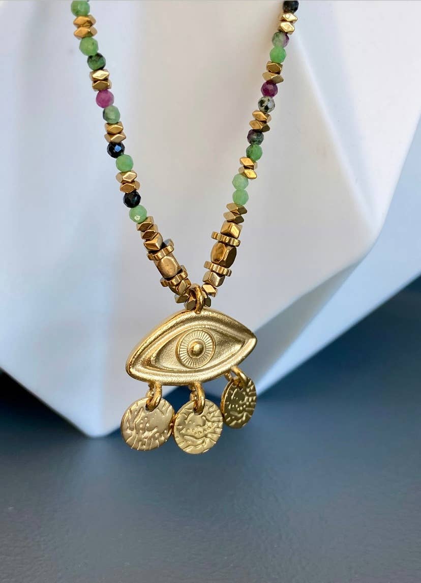 Horus Necklace - Box Turtle