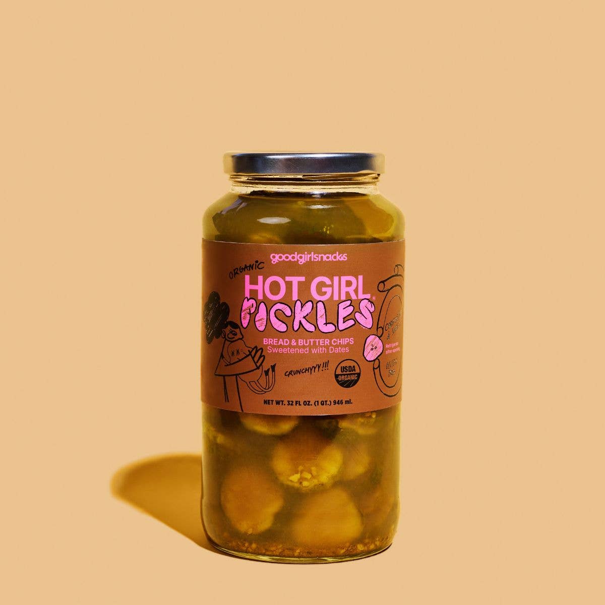 Hot Girl Pickles Bread & Butter Chips - Box Turtle