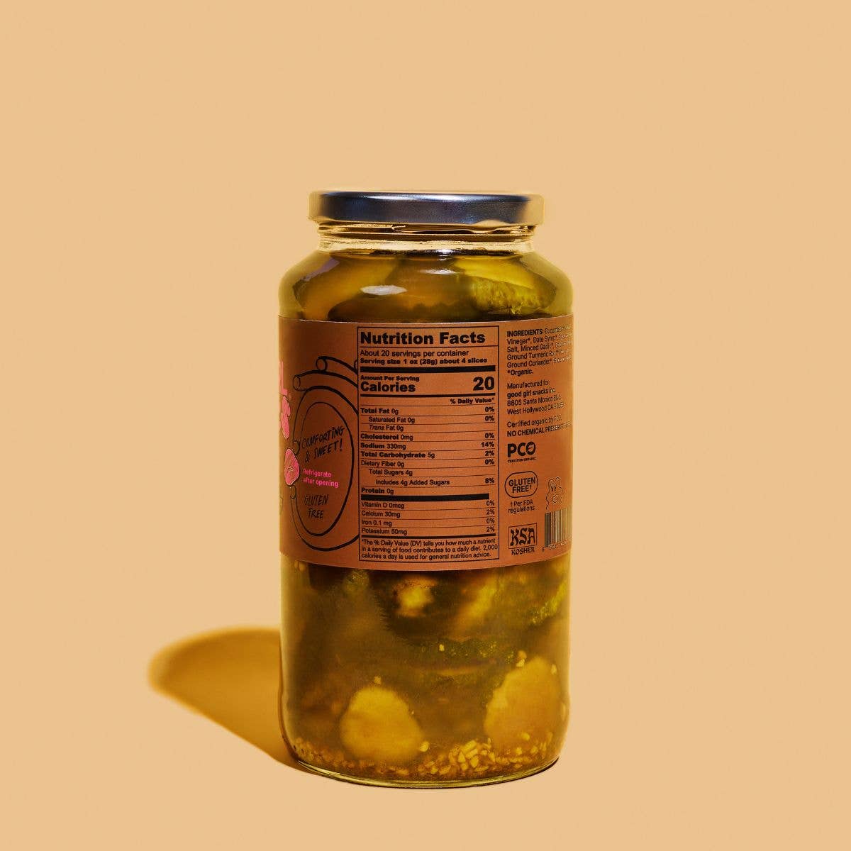 Hot Girl Pickles Bread & Butter Chips - Box Turtle
