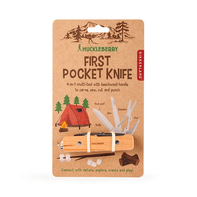 Huckleberry Pocket Knife - Box Turtle