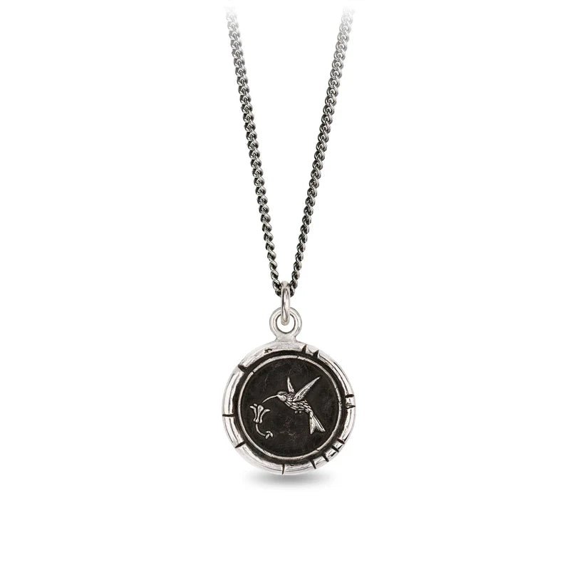 Hummingbird Necklace - Box Turtle