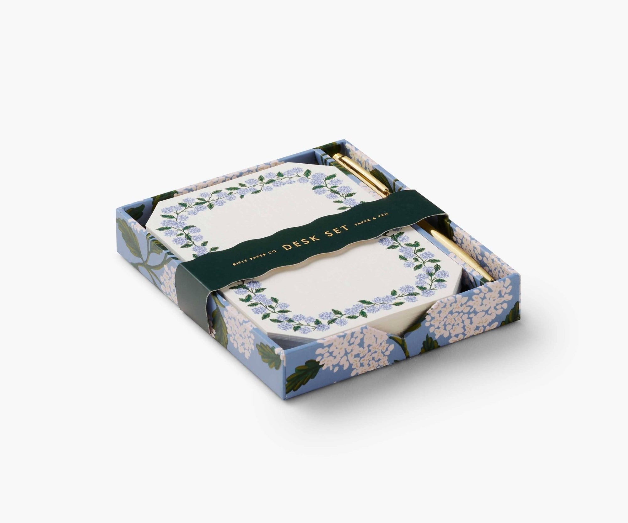 Hydrangea Note Writing Set - Box Turtle