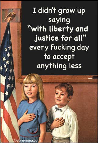 I didn't grow up saying "with liberty and justice - Box Turtle
