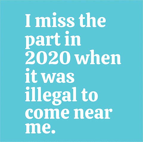 I Miss the Part in 2020 Napkins - Box Turtle
