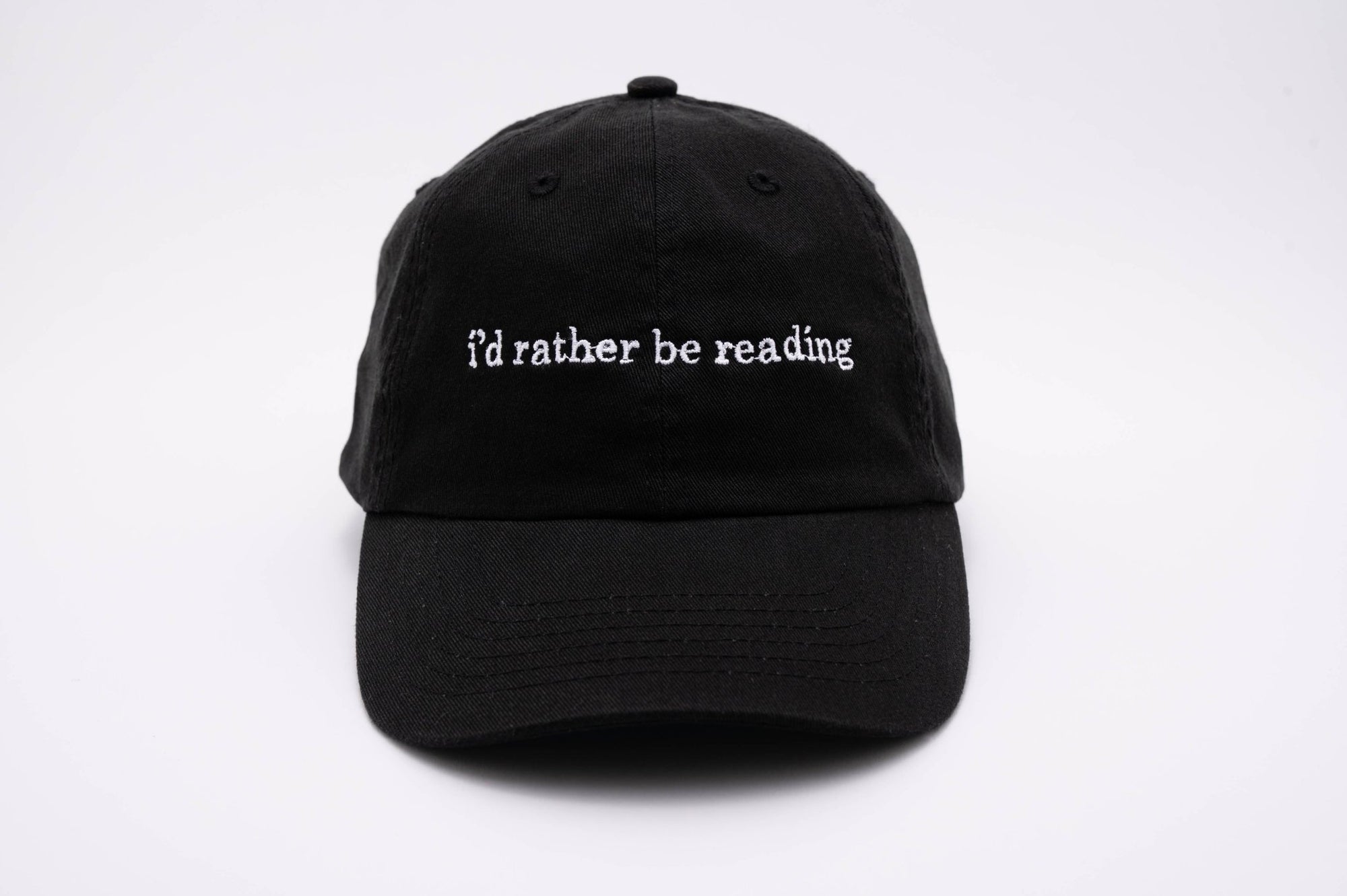 I'd Rather Be Reading Baseball Hat - Box Turtle