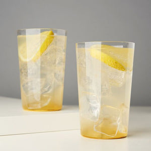 Gold Pointed Cocktail Tumblers (Set of 2)