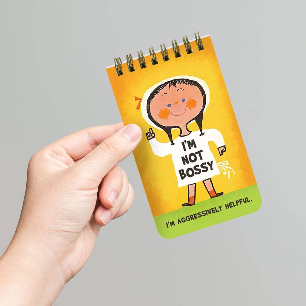 I’m Not Bossy. I’m Aggressively Helpful Notepad - Box Turtle