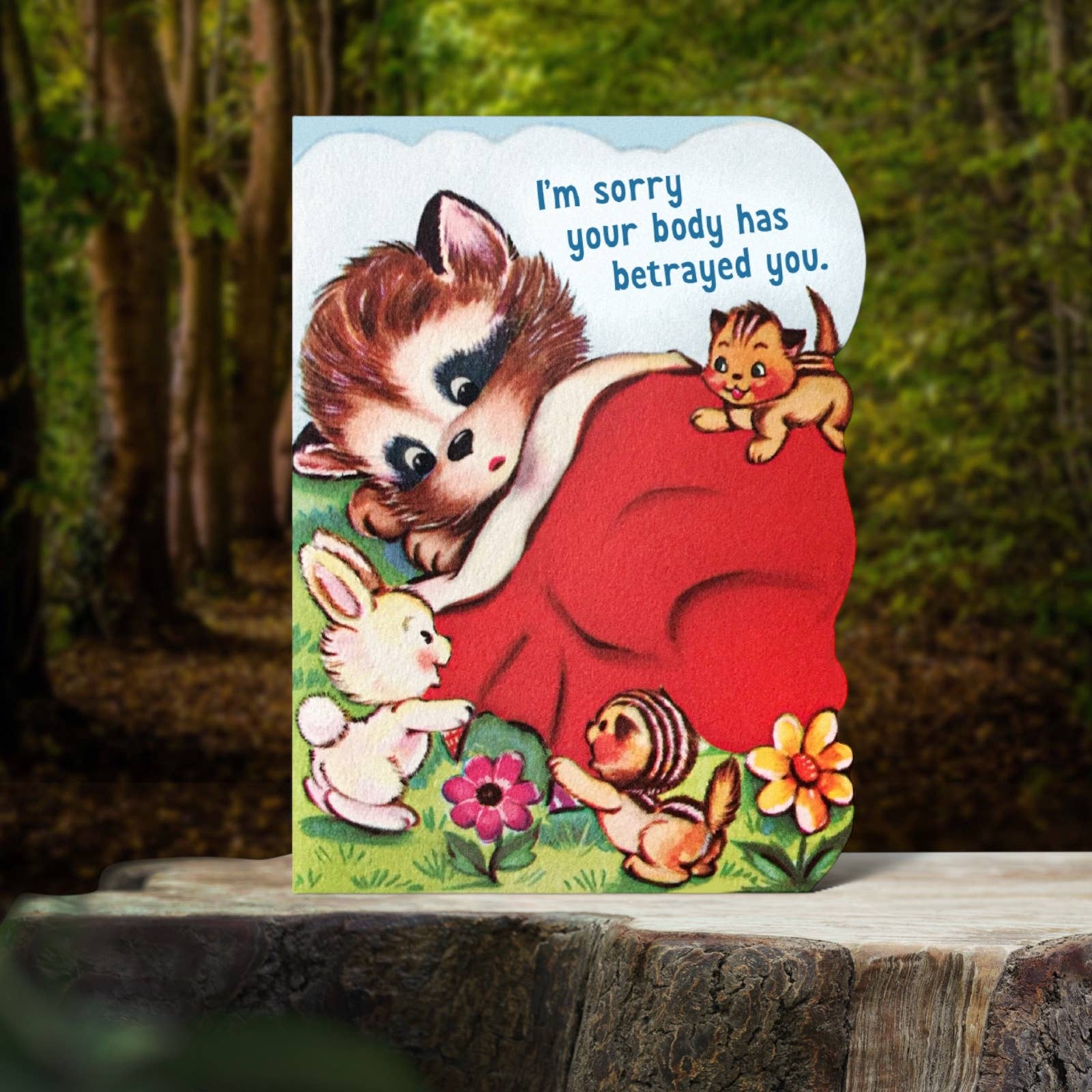 I'm Sorry Your Body Has Betrayed You Get Well Card - Box Turtle