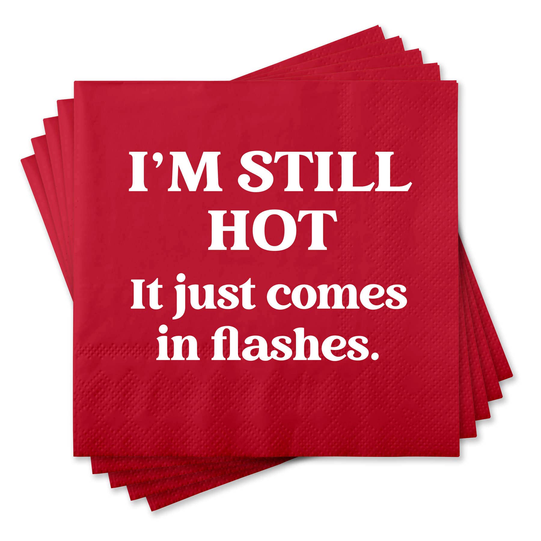 I'm Still Hot Funny Cocktail Napkins - Box Turtle