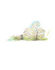 Emily Wood State Tree Watercolor Prints