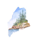 Emily Wood State Tree Watercolor Prints