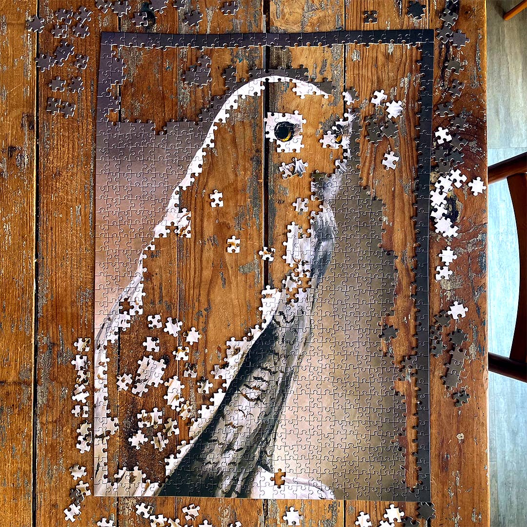 In The Leaf Litter 1000 Piece Puzzle - Box Turtle