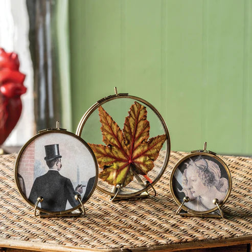 Mini Brass Circle Frames