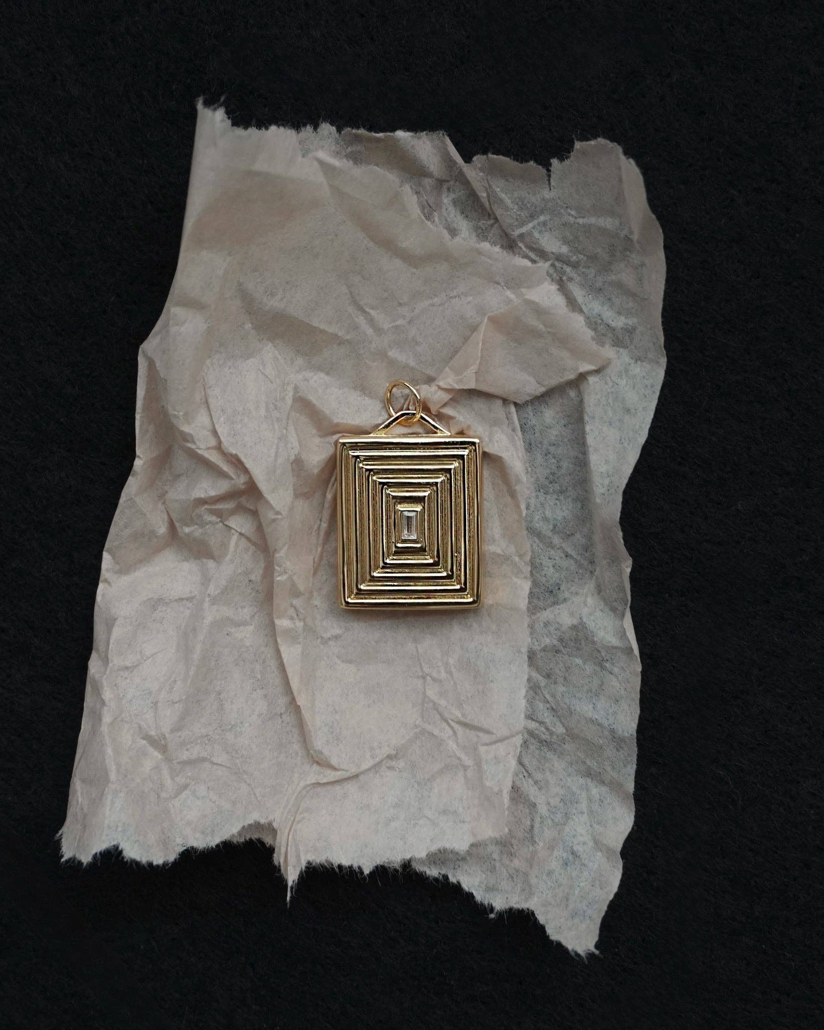 Inez Locket Charm - Box Turtle