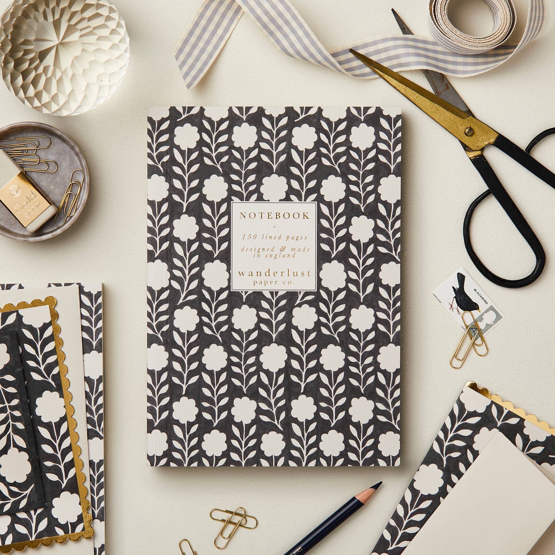 Ink Flora Notebook - Box Turtle