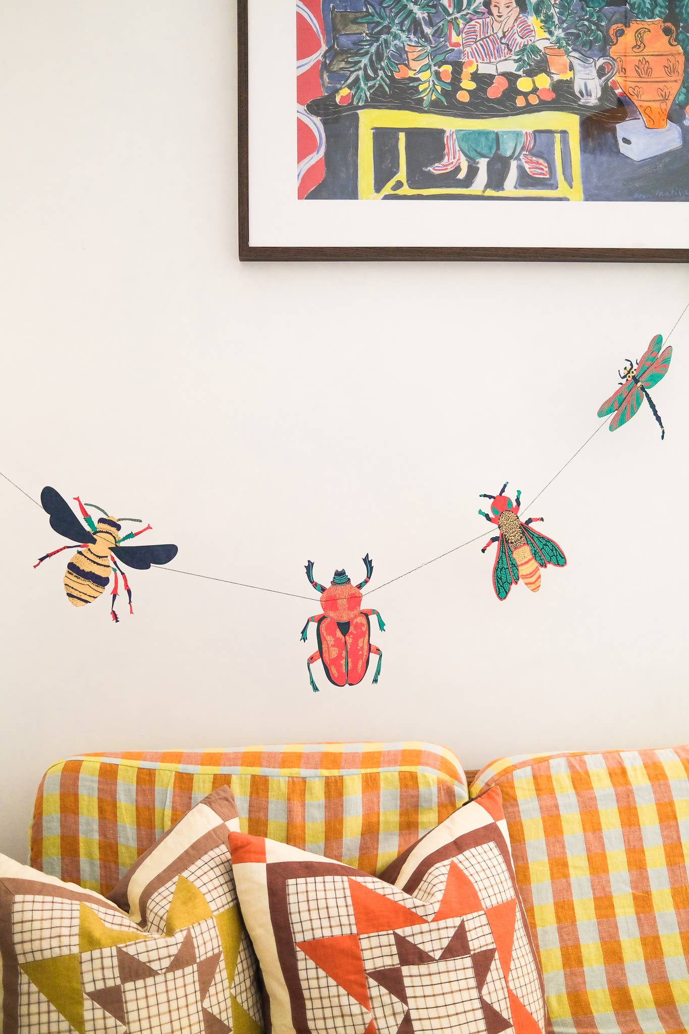 Insects Sewn Garland - Box Turtle