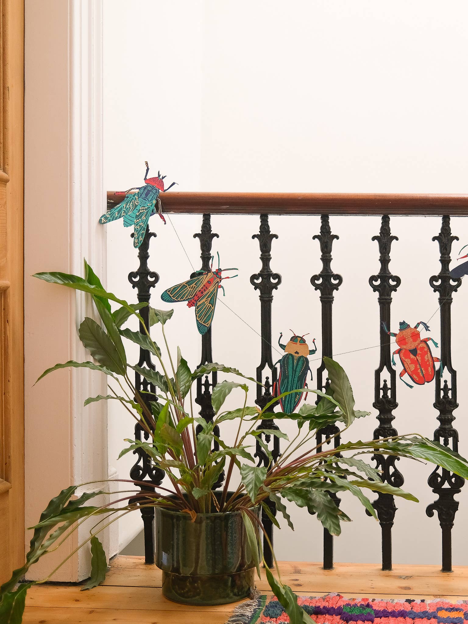 Insects Sewn Garland - Box Turtle