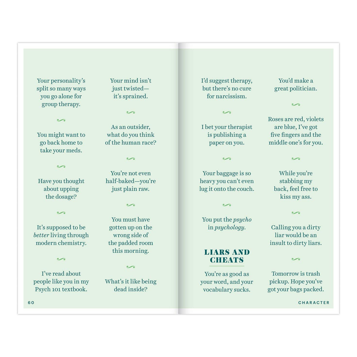 Insults & Comebacks Lines for All Occasions - Box Turtle