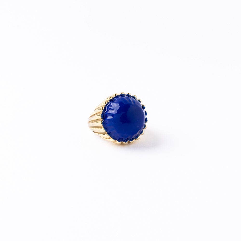 Isabella Enamel Cocktail Ring - Box Turtle
