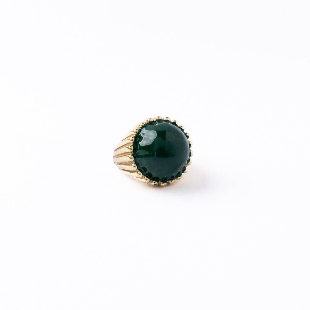 Isabella Enamel Cocktail Ring - Box Turtle