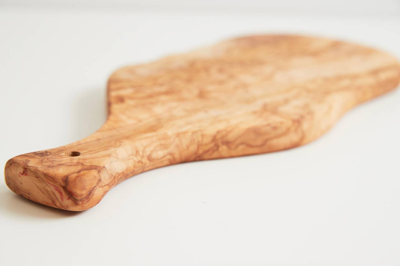 Italian Olivewood Charcuterie and Cheese Paddle Board - Box Turtle
