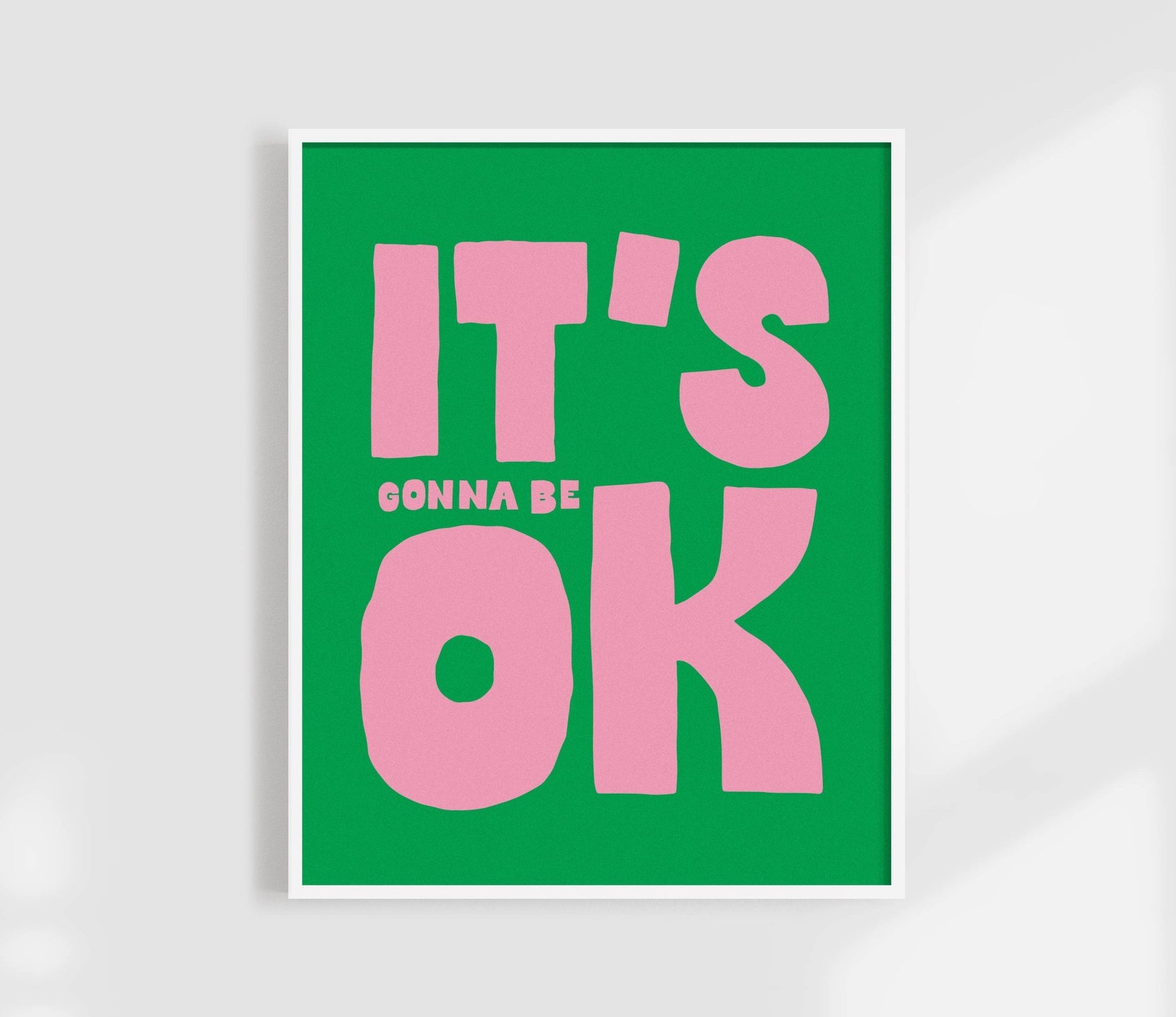 It's All Gonnna Be OK Print - Box Turtle
