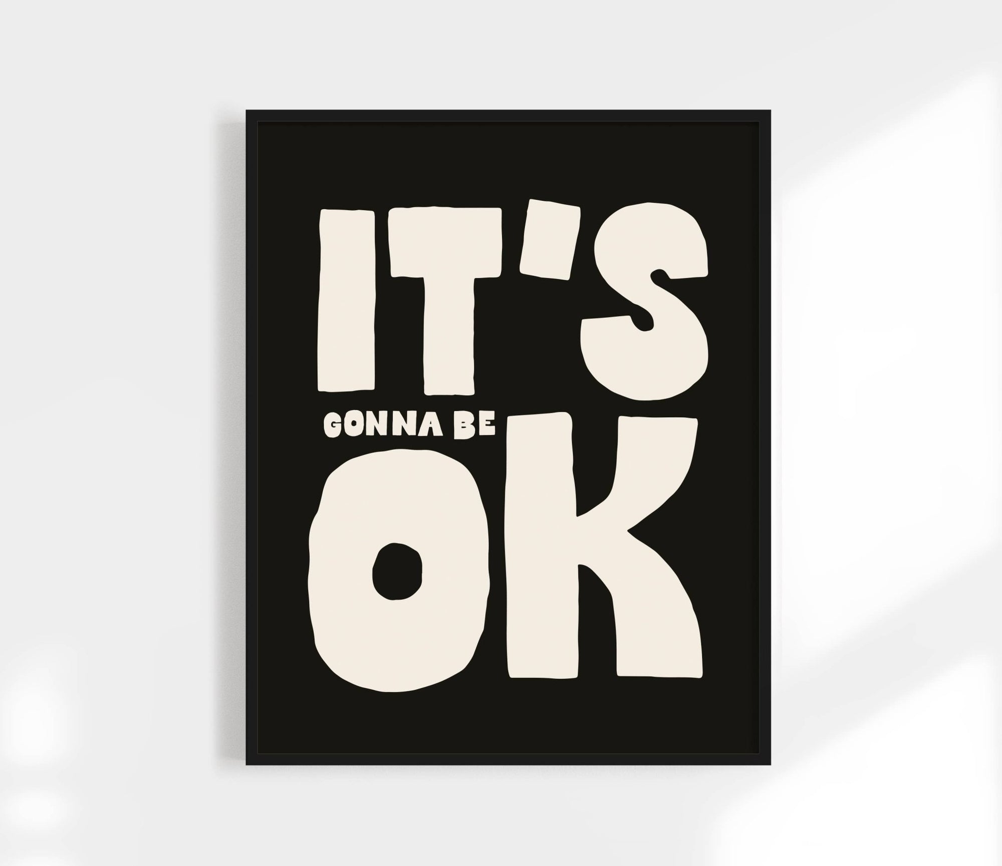 It's All Gonnna Be OK Print - Box Turtle