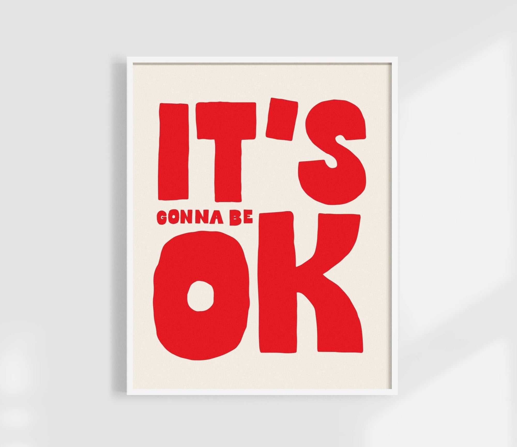 It's All Gonnna Be OK Print - Box Turtle