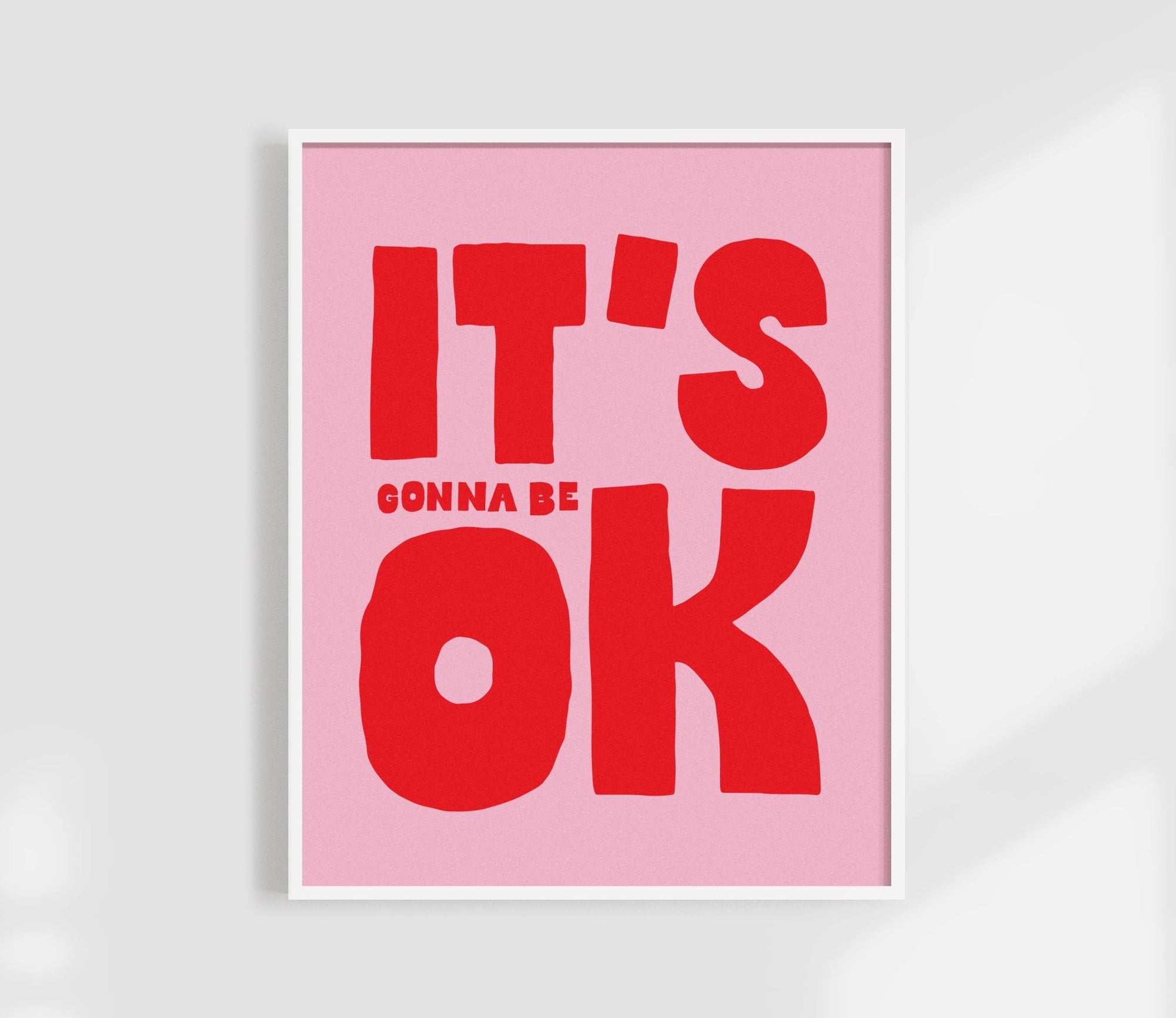 It's All Gonnna Be OK Print - Box Turtle