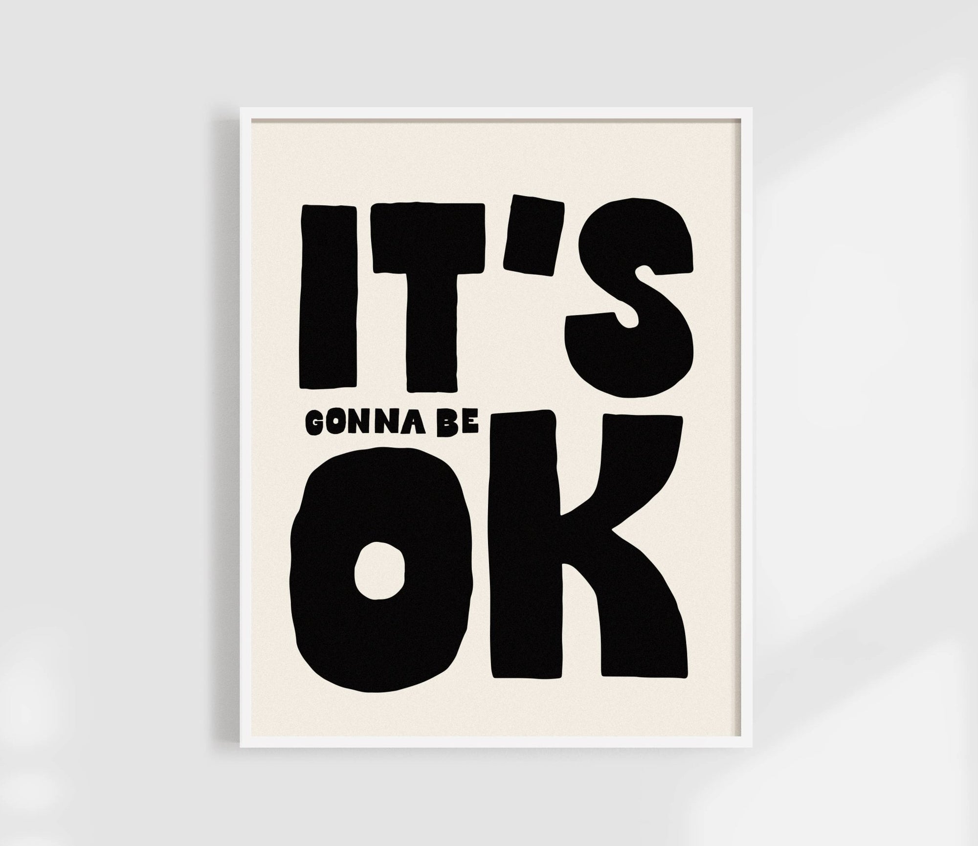 It's All Gonnna Be OK Print - Box Turtle