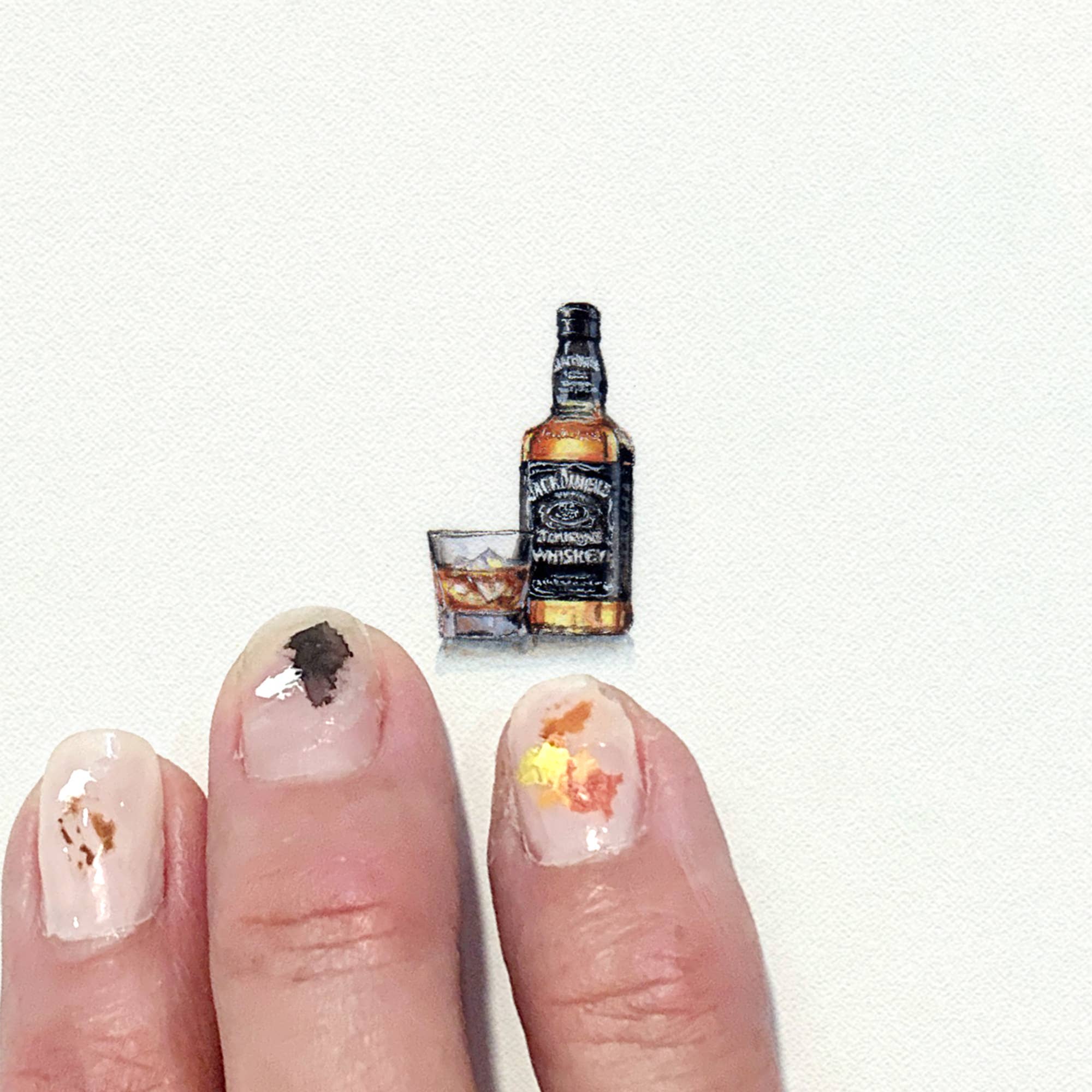 Jack Daniels Miniature Watercolor Print - Box Turtle