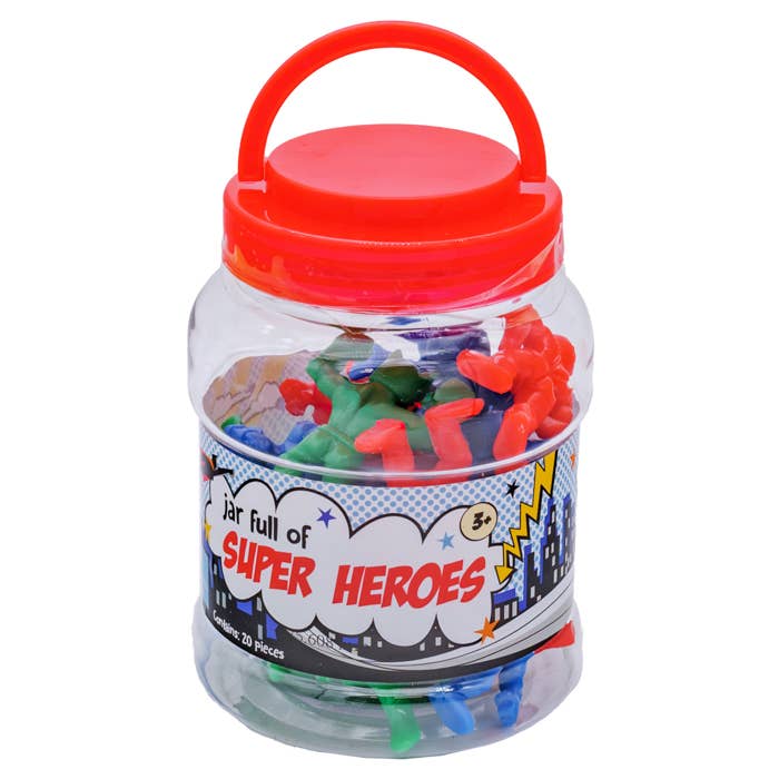 Jar Full of Super Heroes - Box Turtle